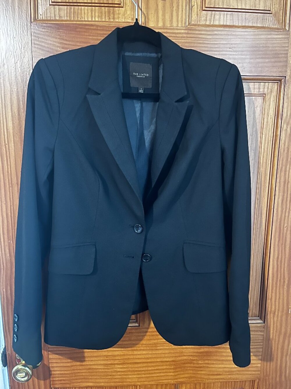 The Limited Women's Black Two-Button Blazer